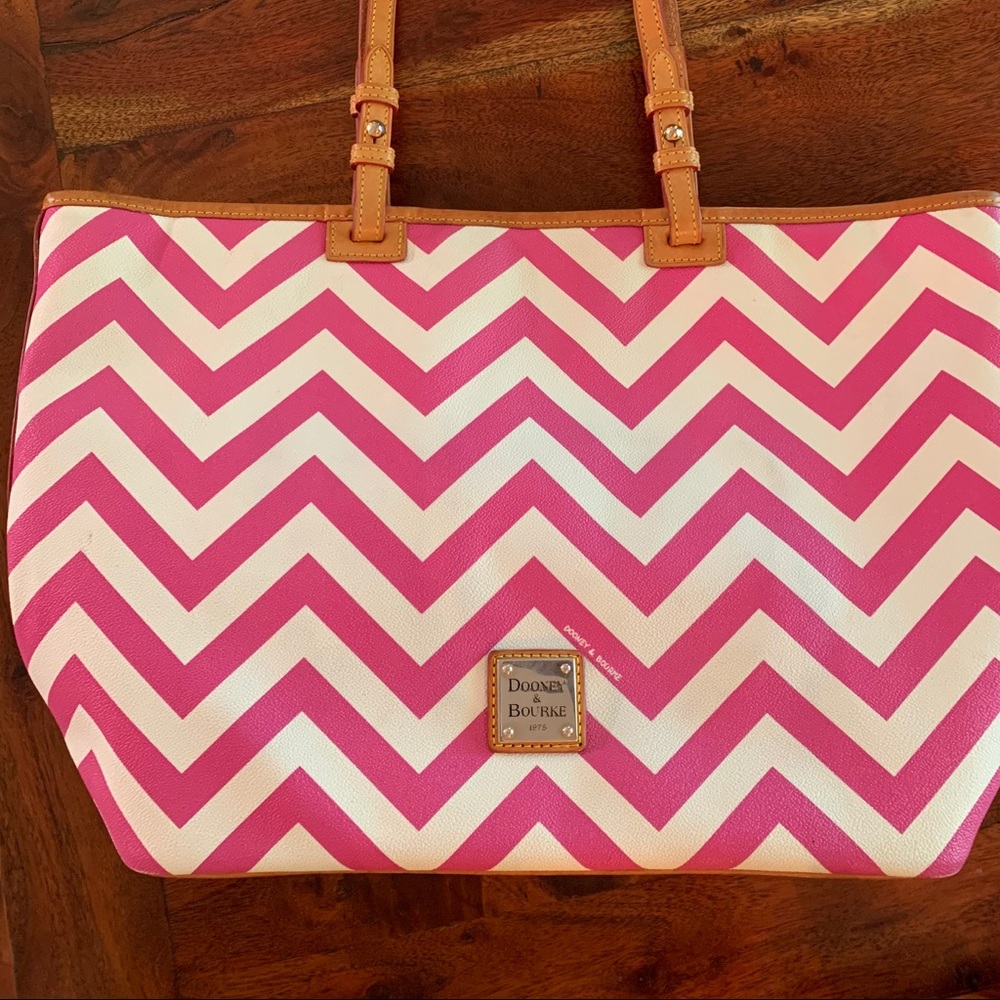 Dooney & Bourke Chevron Tote Purse